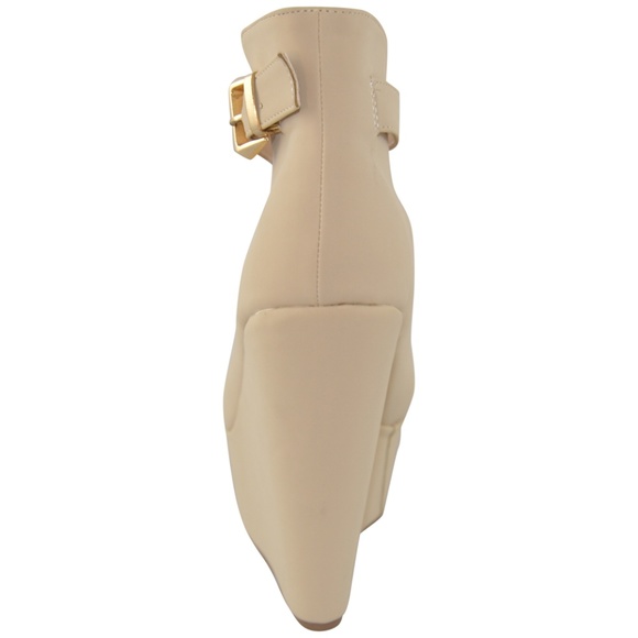 Women Platform Wedge Shoe Ankle Strap Buckle AVA72 - Picture 3 of 4